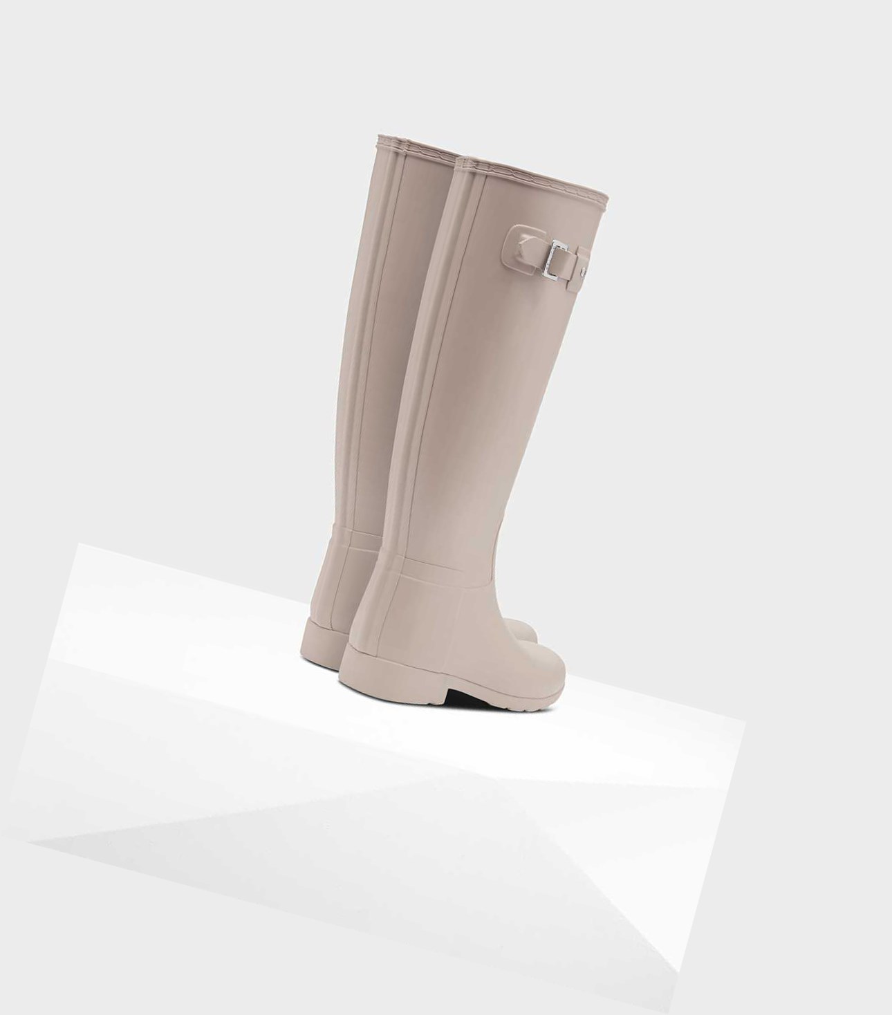 Women's Hunter Refined Slim Fit Wellington Tall Boots Grey | 2056943-KN