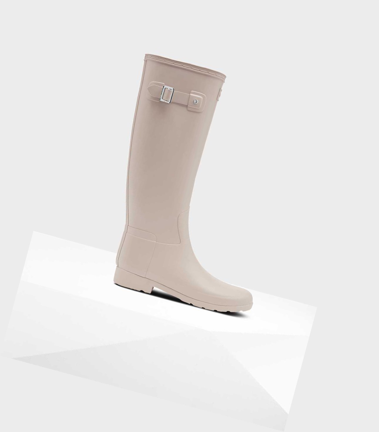 Women\'s Hunter Refined Slim Fit Wellington Tall Boots Grey | 2056943-KN