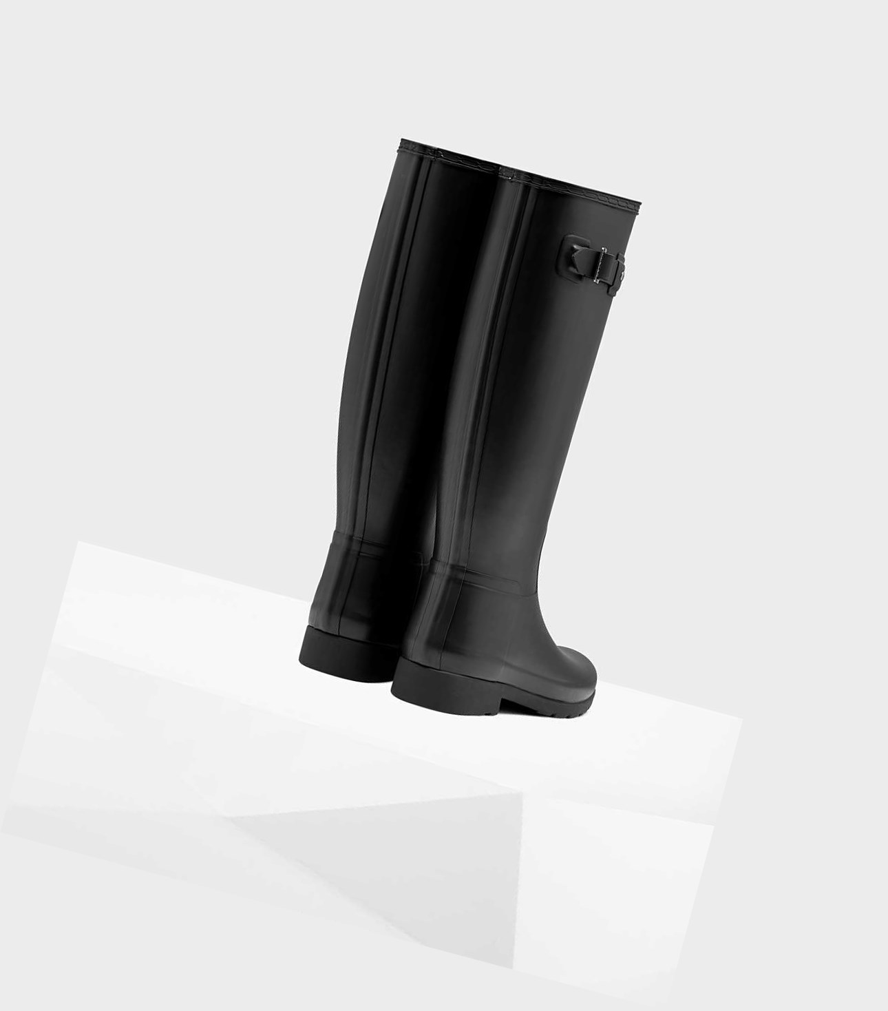 Women's Hunter Refined Slim Fit Wellington Tall Boots Black | 4630281-NW