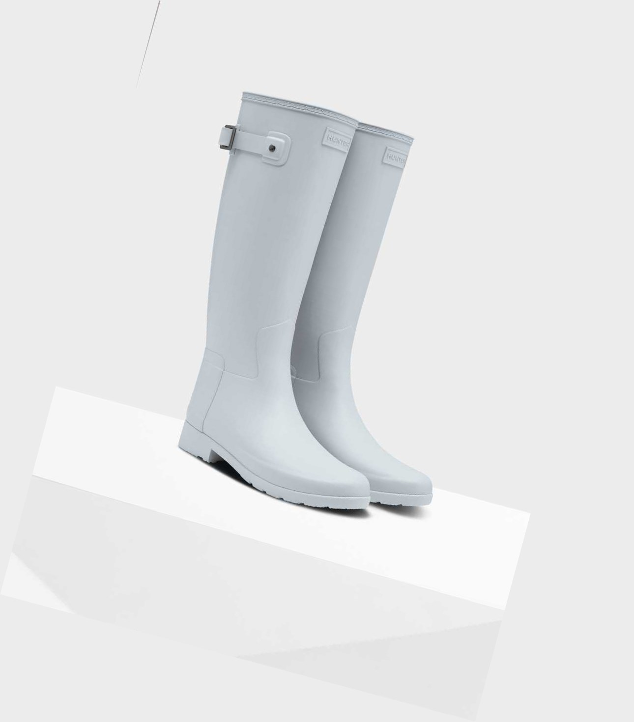 Women's Hunter Refined Slim Fit Wellington Tall Boots Grey | 6095837-BW