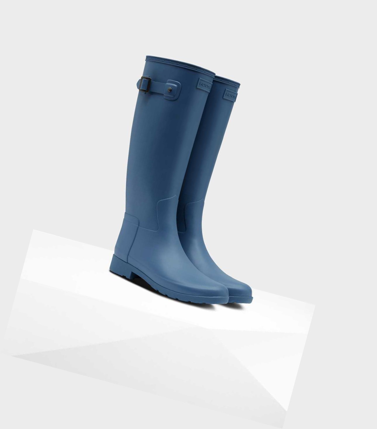 Women's Hunter Refined Slim Fit Wellington Tall Boots Blue | 6240319-SK