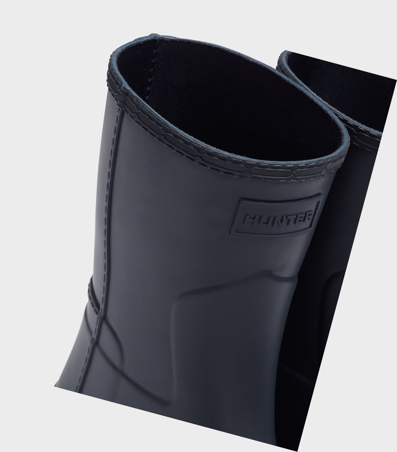 Women's Hunter Refined Stitch Detail Short Boots Navy | 9261308-ME